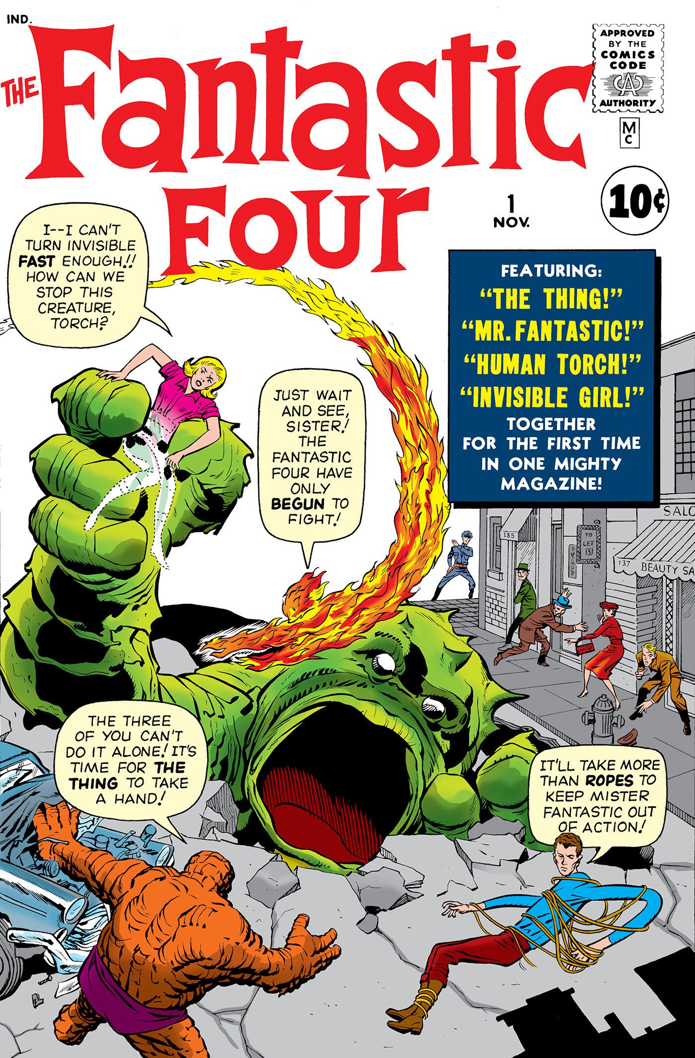 希少全国完売　4枚セット【Foil】カーノファージ/Carnophage　DCI FOIL] Fantastic Four #1 Facsimile Edition Foil Variant [New Printing]