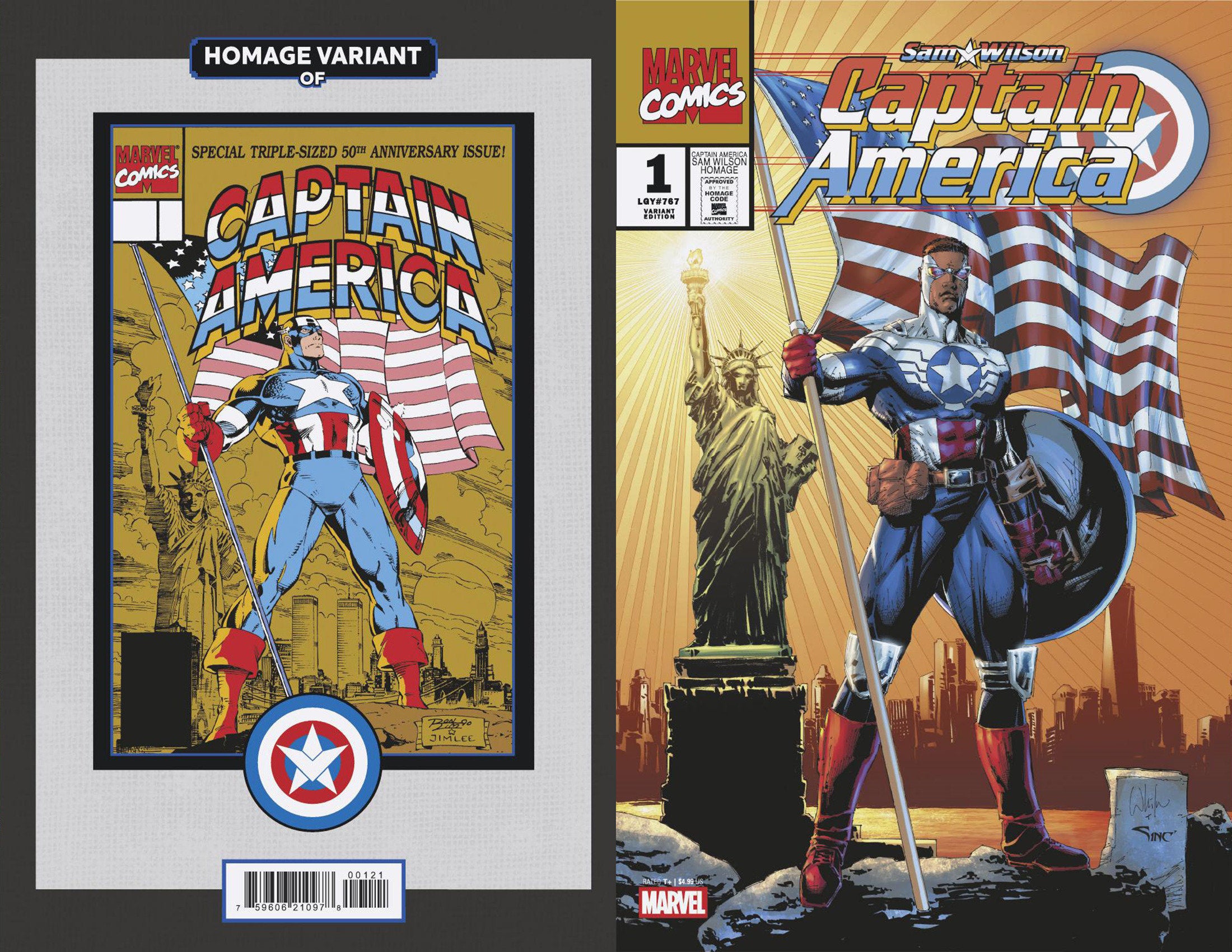 Sam Wilson, Captain America #1 Whilce Portacio Captain America Sam Wilson Homage  Variant Cb  (01/01/2025)