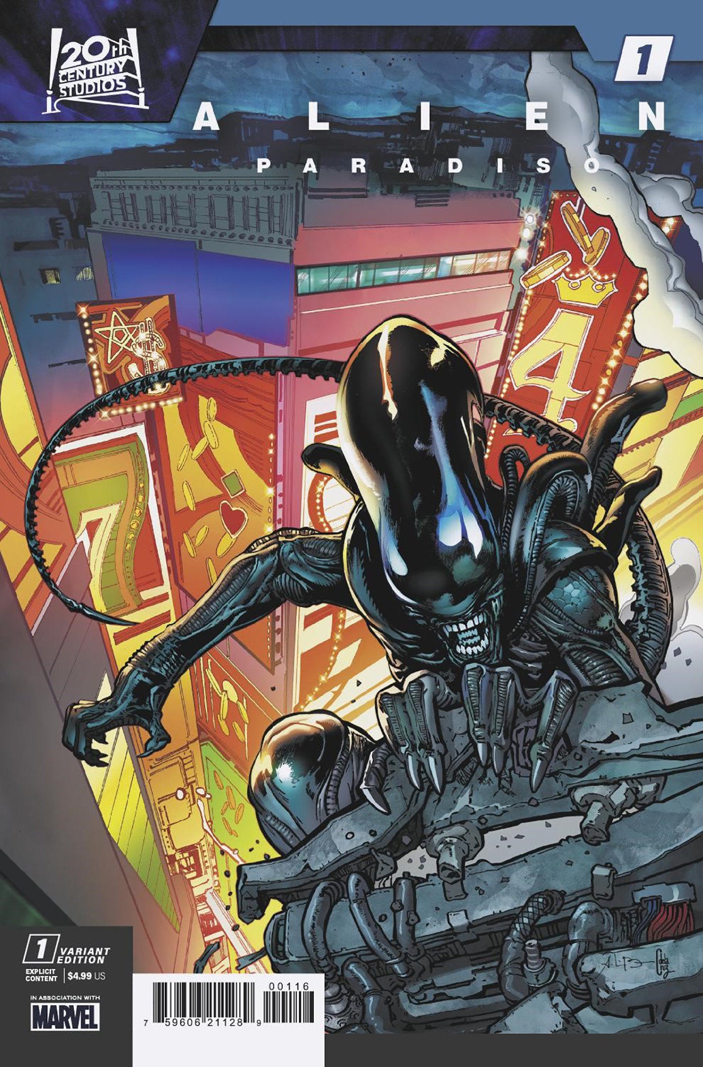 Alien: Paradiso #1 Andrei Bressan Variant[1:25] Cb Explicit Content (12/11/2024)