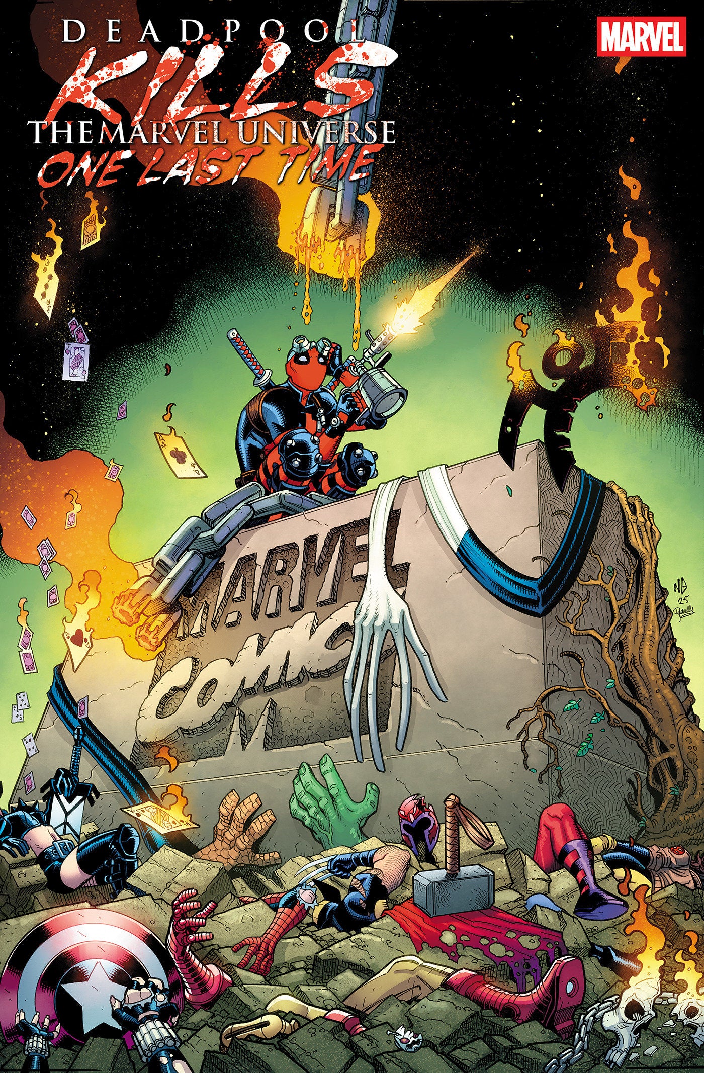 DEADPOOL KILLS THE MARVEL UNIVERSE ONE LAST TIME #1 NICK BRADSHAW VARIANT[1:25] CB  (04/02/2025)