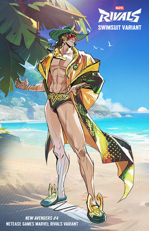 New Avengers #4 D Loki Netease Games Marvel Rivals Swimsuit Variant (09/17/2025) Marvel