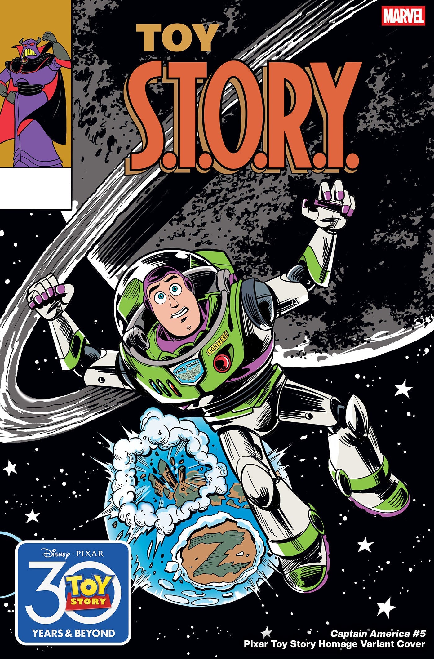 Captain America #5 F Marco Forcelloni Pixar Toy Story Homage Variant (11/19/2025) Marvel