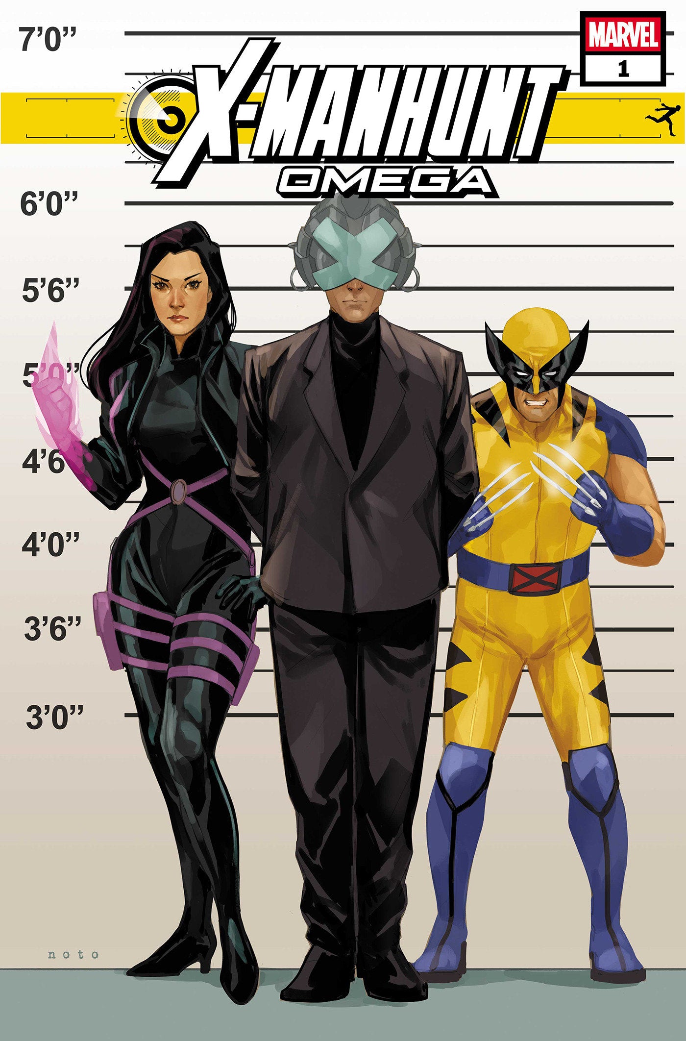 X-MANHUNT OMEGA #1 PHIL NOTO CONNECTING X-MANHUNT VARIANT [XMH] CB  (03/26/2025)