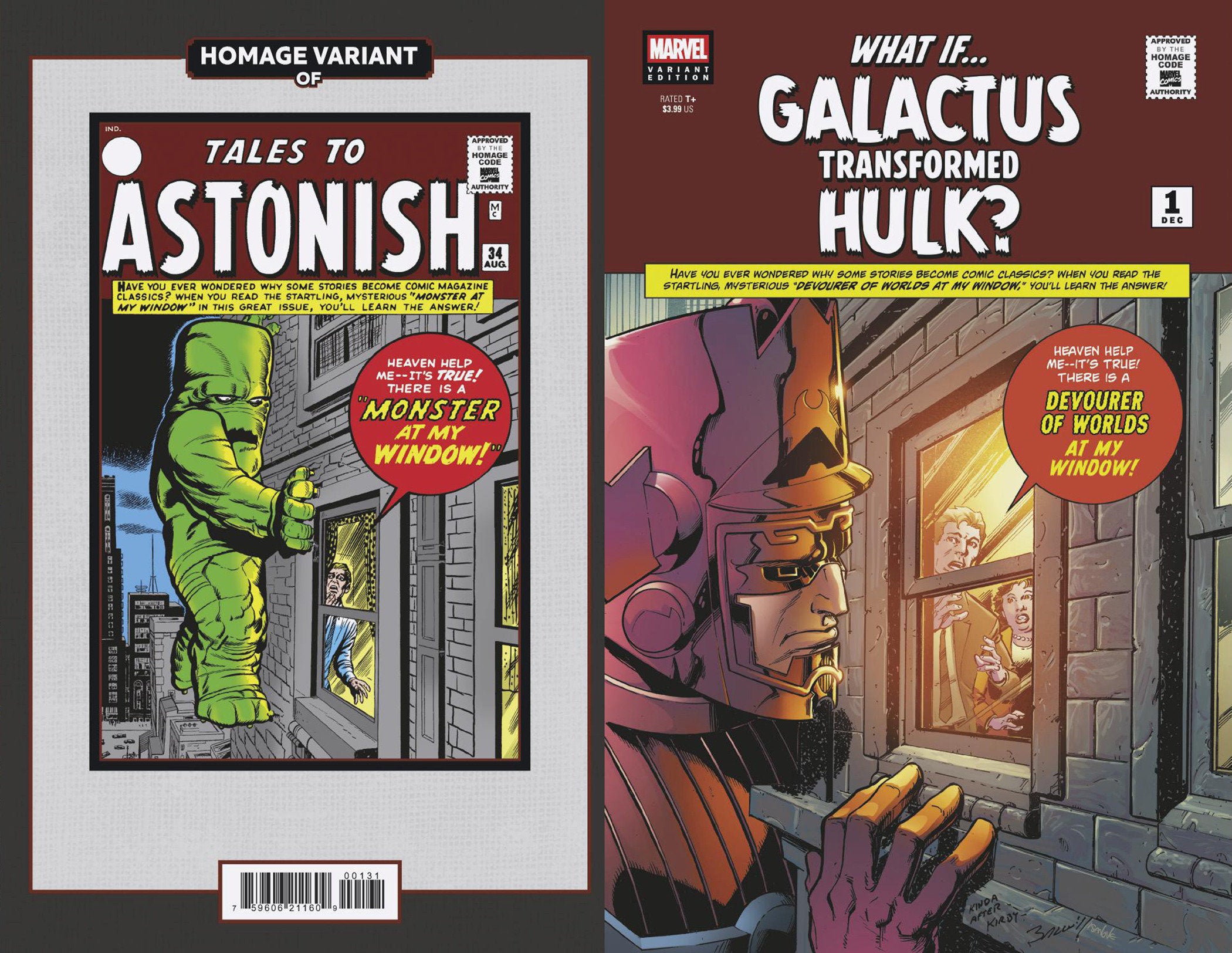 What If...? Galactus: Galactus Transformed Hulk? #1 Mark Bagley Sci-Fi Homage Va Riant Cb  (01/01/2025)