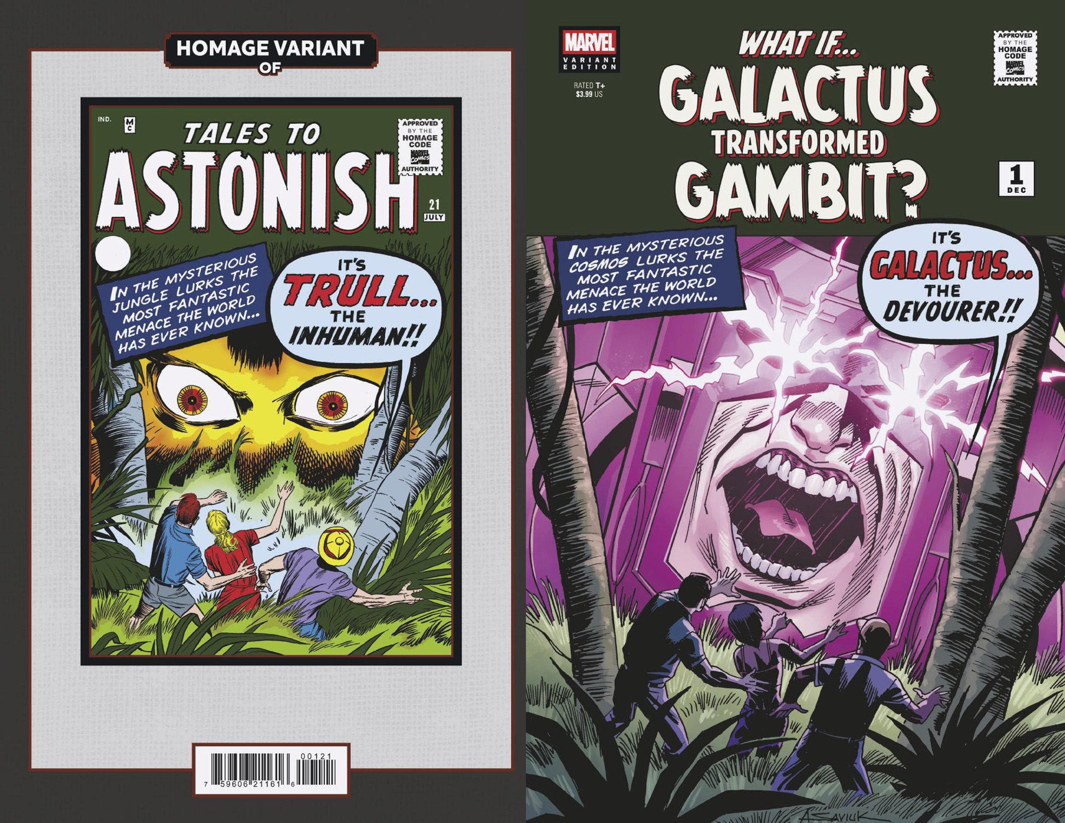 What If...? Galactus: Galactus Transformed Gambit? #1 Alex Saviuk Sci-Fi Homage Variant Cb  (01/08/2025)