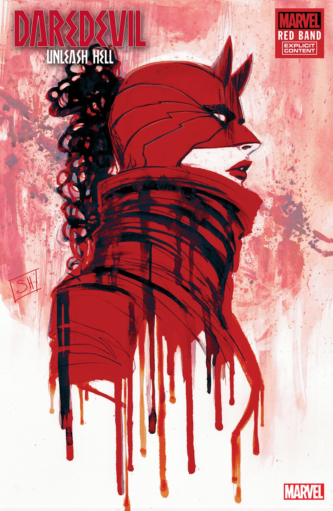 Daredevil: Unleash Hell - Red Band #1 Stephanie Hans Variant [Polybagged] Cb Explicit Content (01/08/2025)