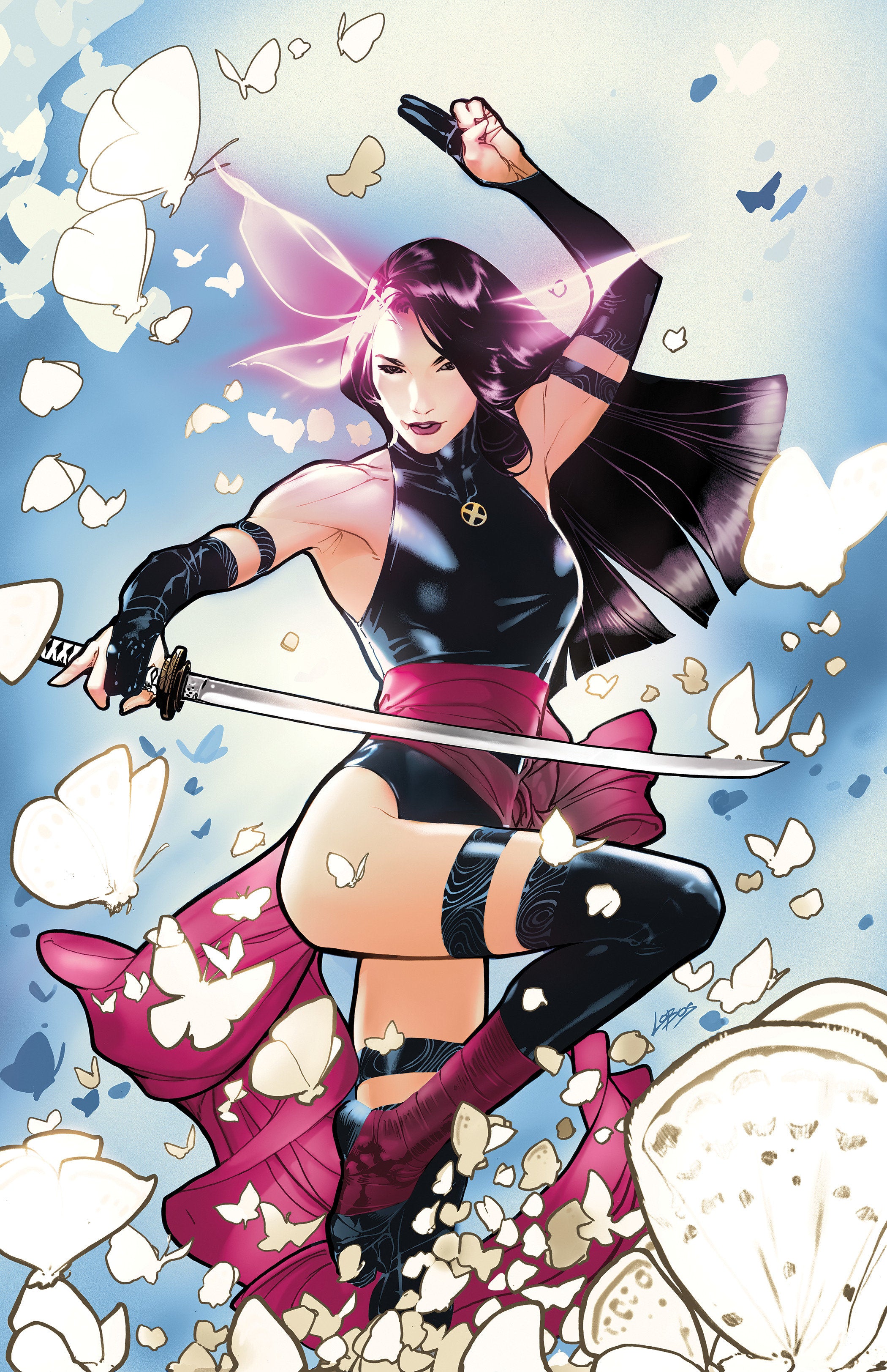 PSYLOCKE: NINJA #1 PABLO VILLALOBOS VIRGIN VARIANT[1:100] (01/2026)