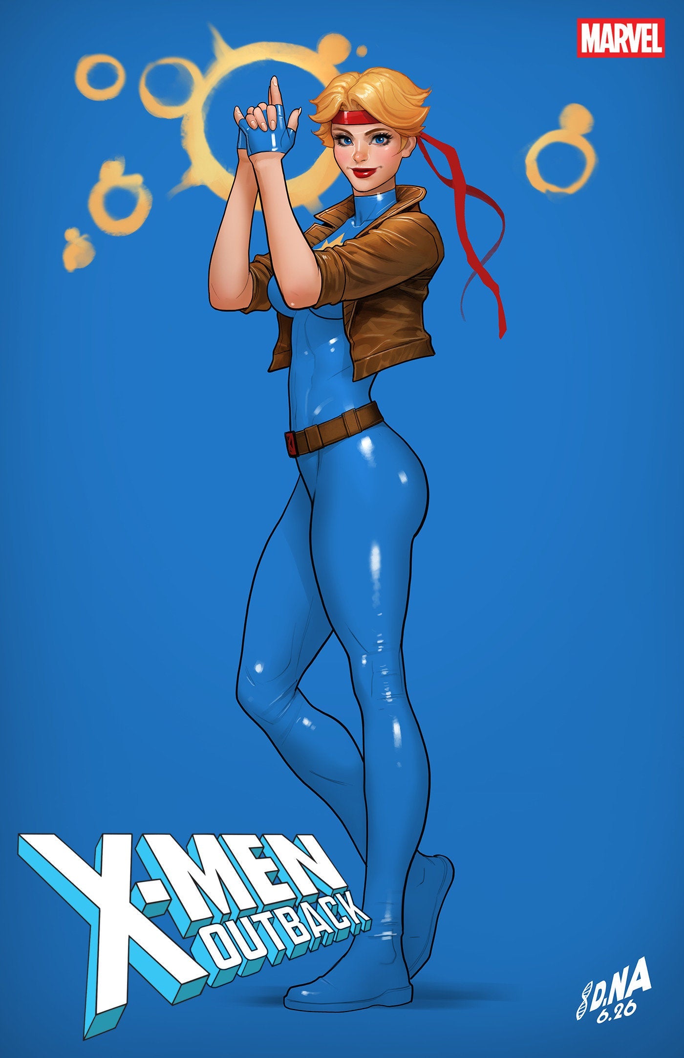 [Signed by David Nakayama] X-MEN: OUTBACK #2 DAVID NAKAYAMA COLOR BLOCK BLUE VARIANT (01/13/2027)