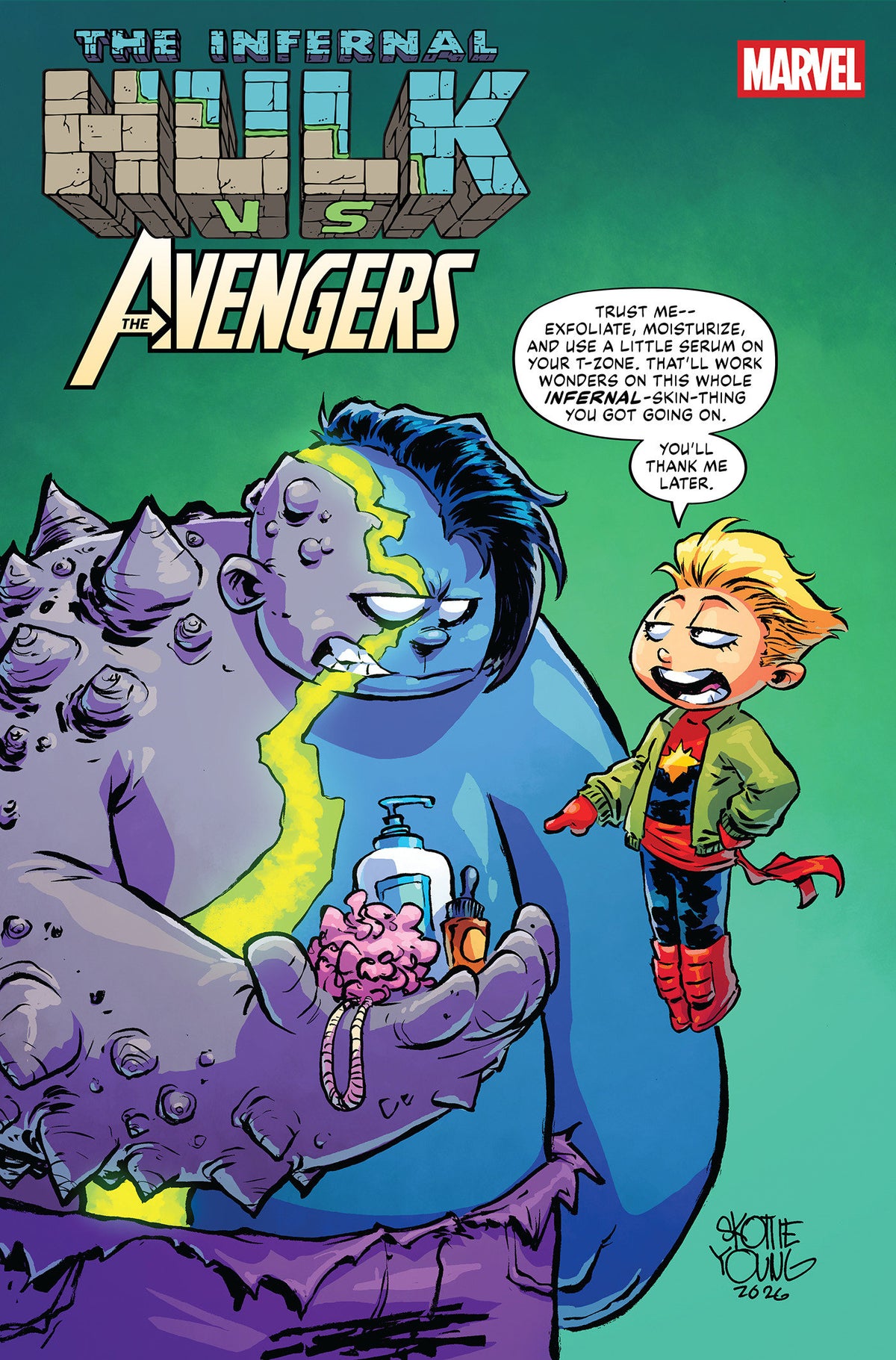 INFERNAL HULK VS. AVENGERS #1 COVER B SKOTTIE YOUNG VARIANT CB (12/02/2026)