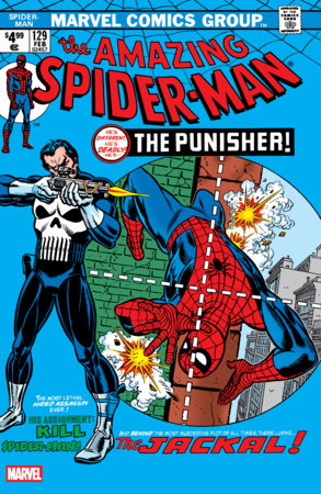 Amazing Spider-Man #129 B Facsimile Edition Blue Foil Variant [New Printing 2] (07/08/2026) Marvel