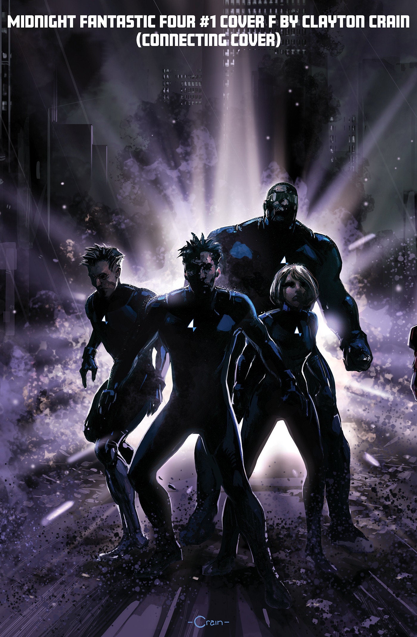 MIDNIGHT FANTASTIC FOUR #1 COVER F CLAYTON CRAIN 3-PART CONNECTING VARIANT CB (10/07/2026)