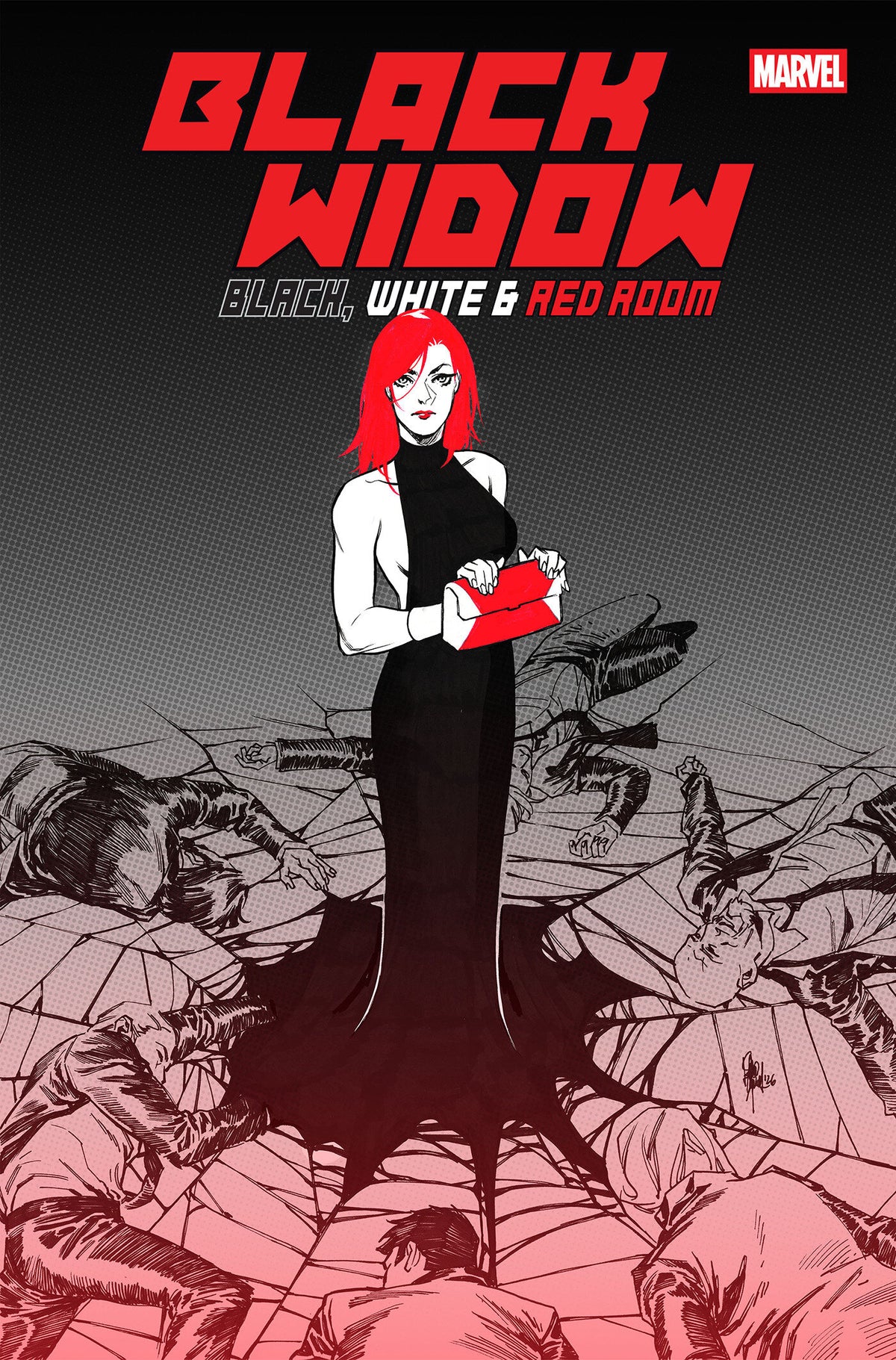 BLACK WIDOW: BLACK, WHITE & RED ROOM #2 COVER A CB (01/20/2027)