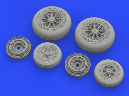 Eduard 648524 1/48 Aircraft- F104 Wheels Late for KIN (Mask & Resin)