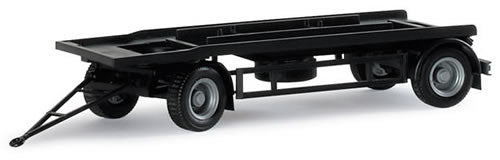 Herpa 76289 HO Scale Trailer -- Trailer for Roll-Off Container