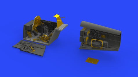 Eduard 648472 1/48 Aircraft- Bf109E Cockpit & Radio Compartment for EDU (Photo-E