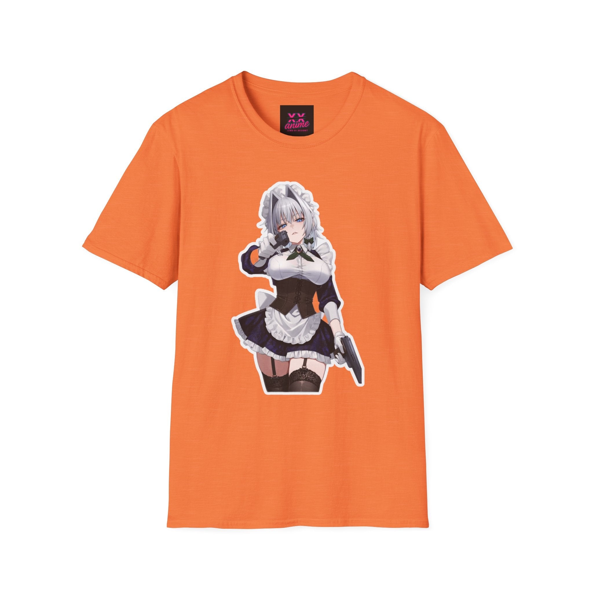 Anime-Inspired Unisex lewd gun T-Shirt - Fun, Playful Design, Perfect for Anime Lovers, Cosplay, Gifts, Casual Wear, and Conventions