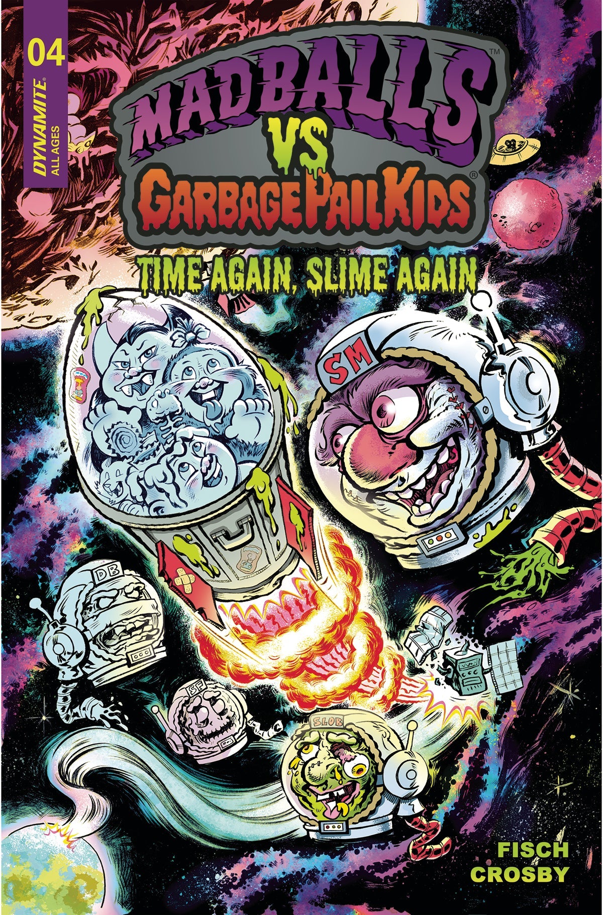Jason Slime Madballs Vs Garbage Pail Kids Slime Again #4 B Jason Crosby Variant (0