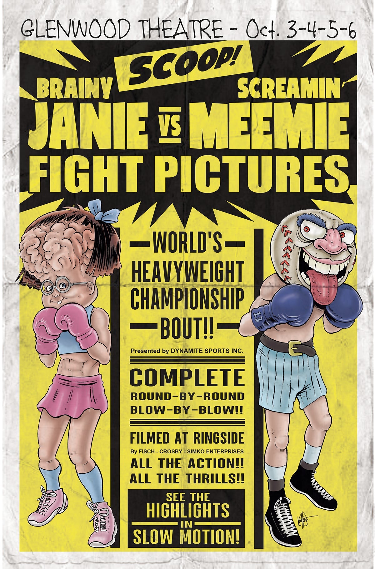 Madballs Vs Garbage Pail Kids Slime Again #4 C Ken Haeser Poster Art Variant (05/10/2023) Dynamite