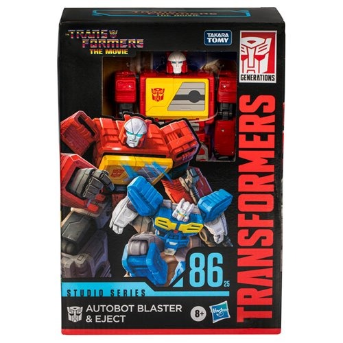 Transformers Studio Series 86 Voyager Class Transformers: The Movie Autobot Blaster & Eject Action Figure