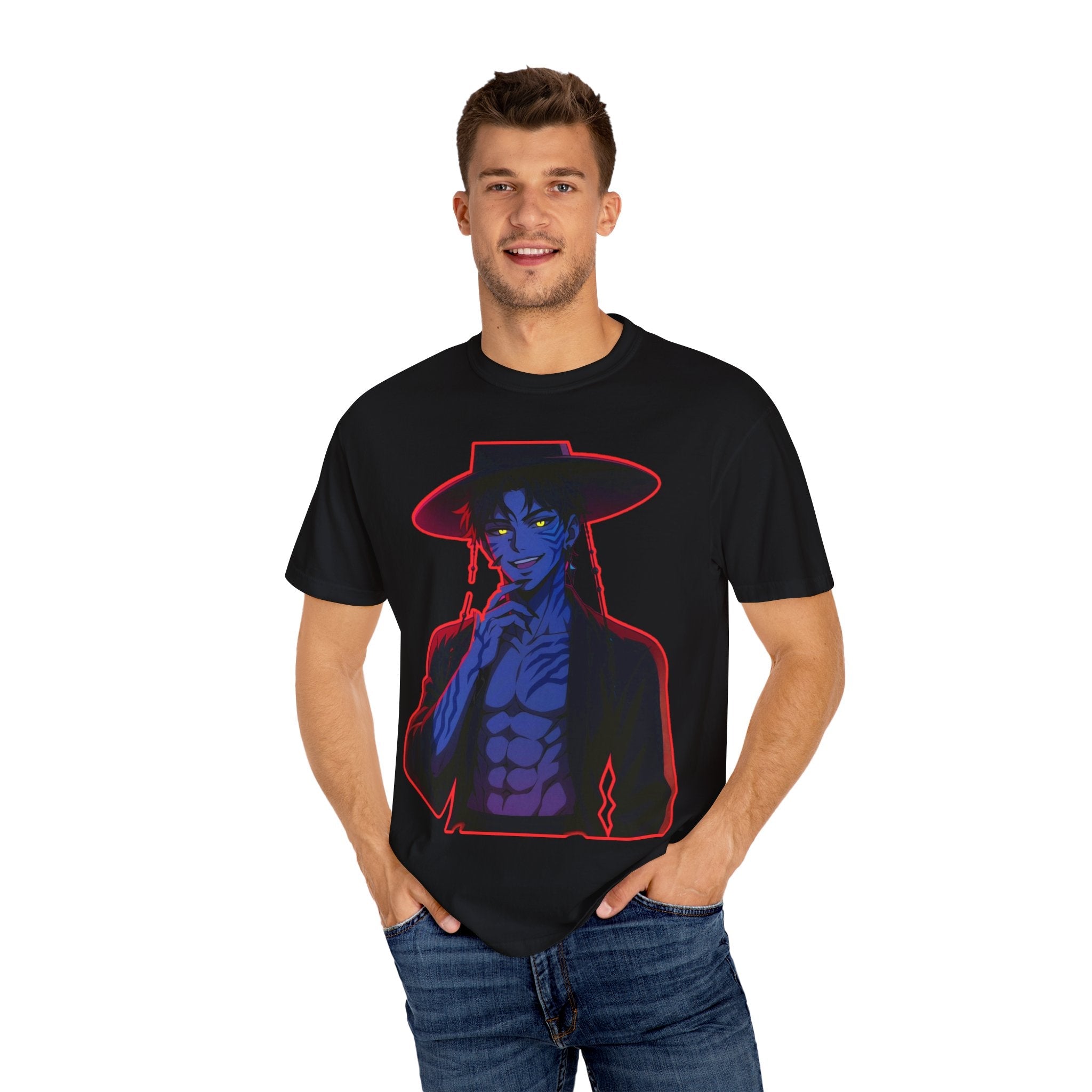 Kpop Anime-Inspired Unisex T-Shirt, Retro Anime Tee, Cool Graphic Shirt, Gift for Anime Lovers, Fashionable Streetwear