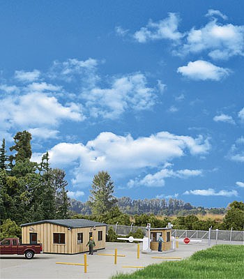 Walthers Cornerstone 933-4076 HO Scale Modern Guard Shack -- Kit