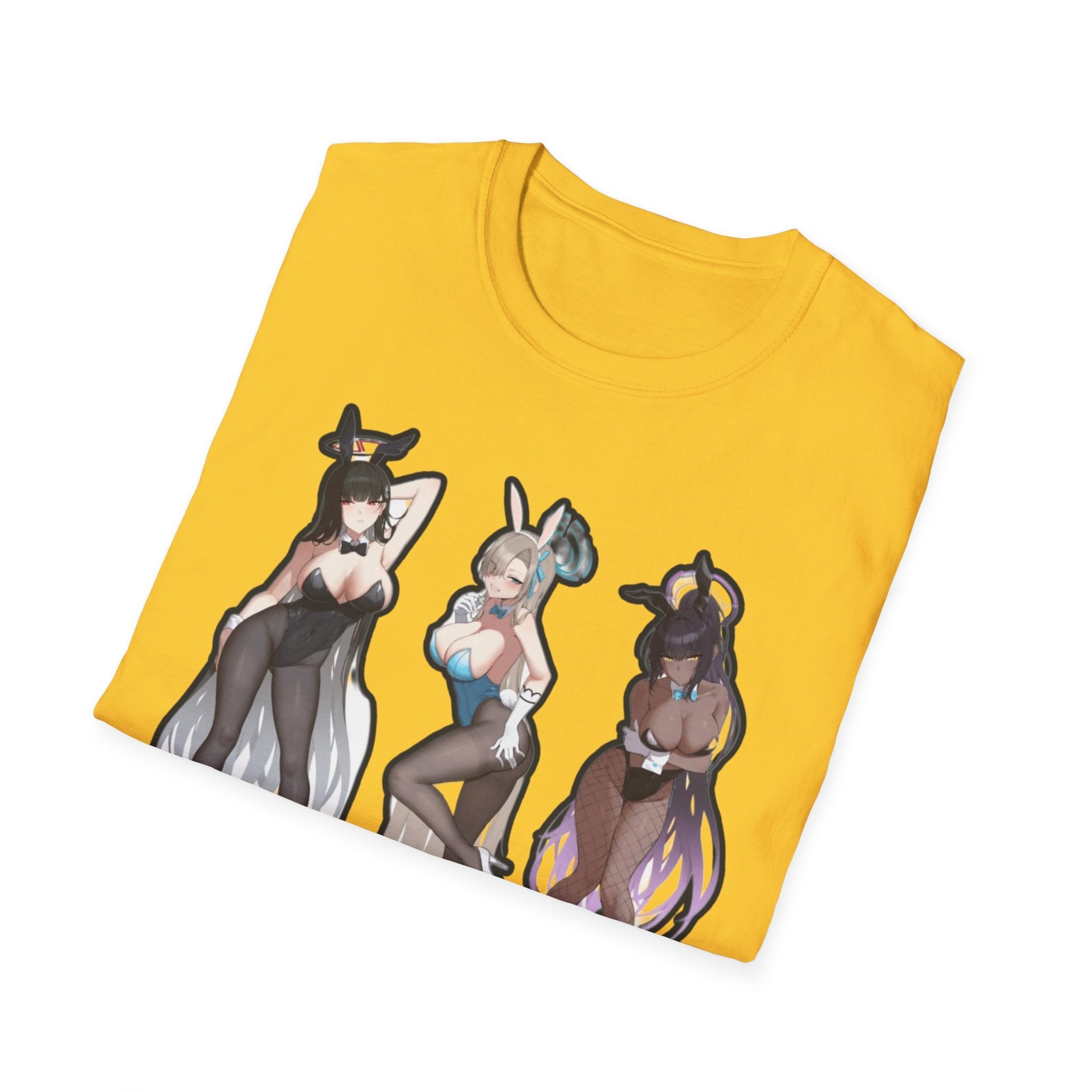 Anime-Inspired lewd bunny Unisex Softstyle T-Shirt, Cute Anime Art Tee, Casual Streetwear, Geeky Gift for Him/Her, Halloween Party Top, Graphic [...]