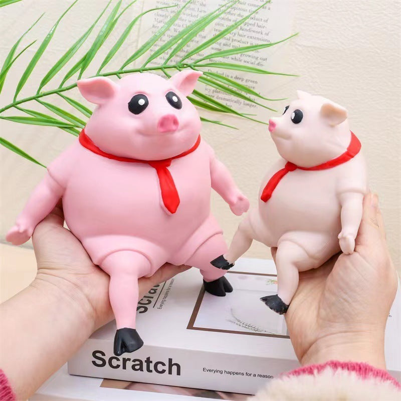 Cute Piggy Squeeze Toy – Stress Relief Doll for Kids and Adults
