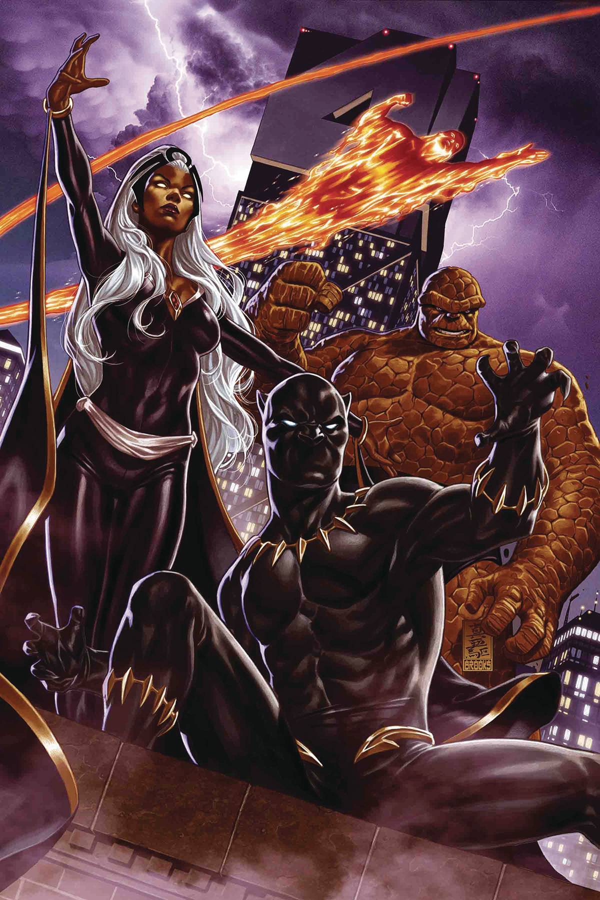FANTASTIC FOUR #1 Mark Brooks Return Variant Dan Slott (08/08/2018)