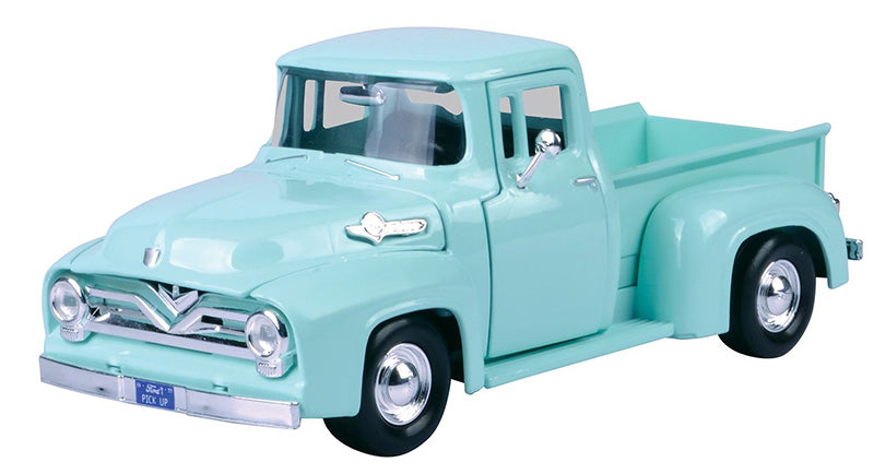 Motormax 79341AC-LTGR 1/24 Scale 1955 Ford F-100 Pickup