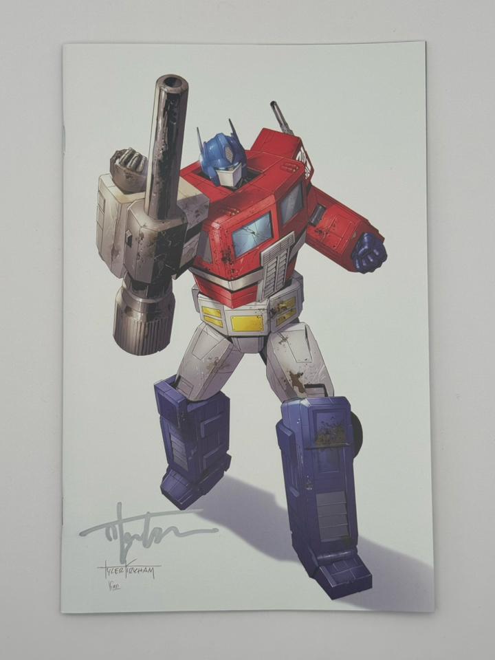 [SIGNED W/ COA] Transformers #17 Unknown Comics Exclusive Tyler Kirkham Vrigin Var [IN STOCK]