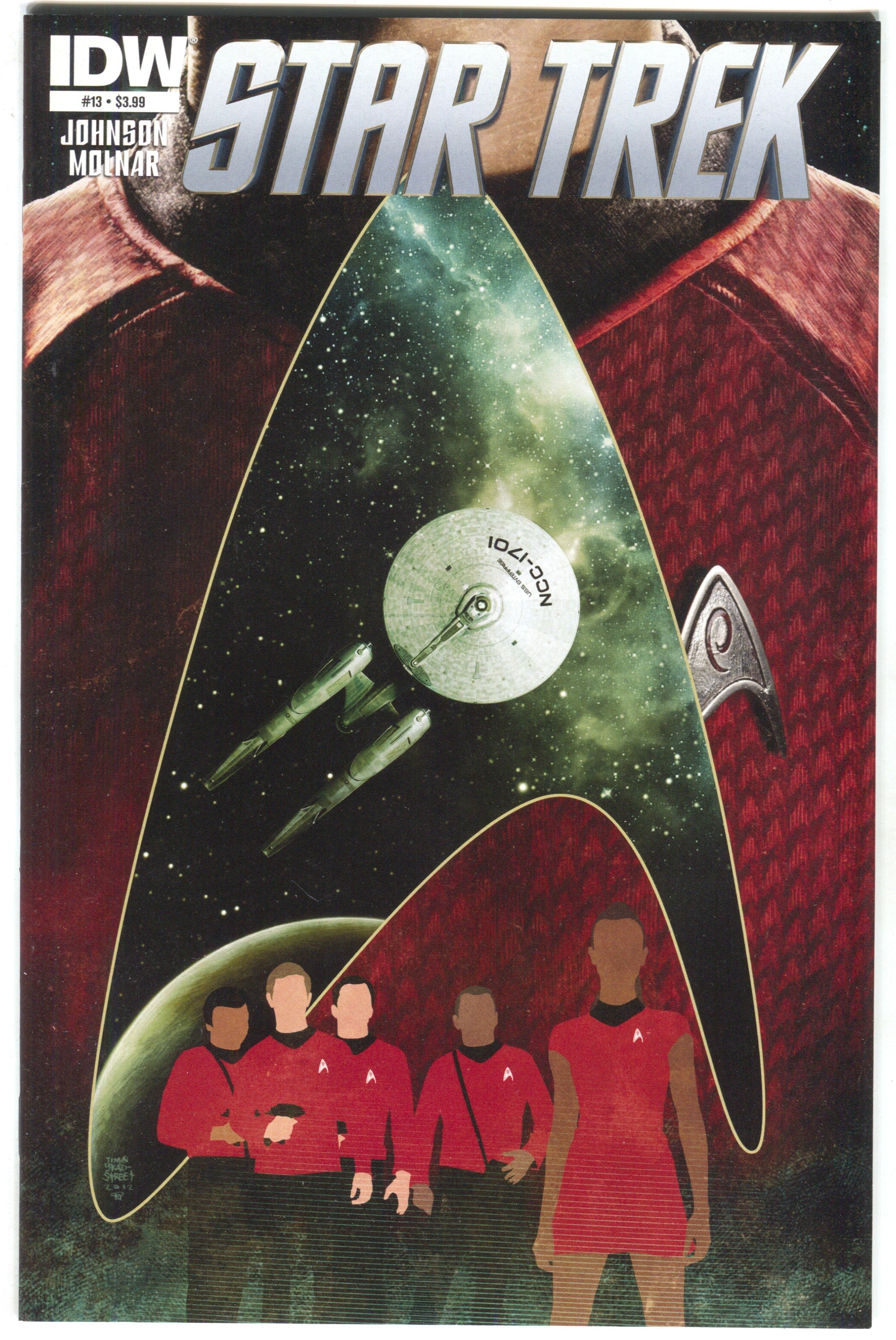 Star Trek 13 A IDW 2012 NM Tim Bradstreet