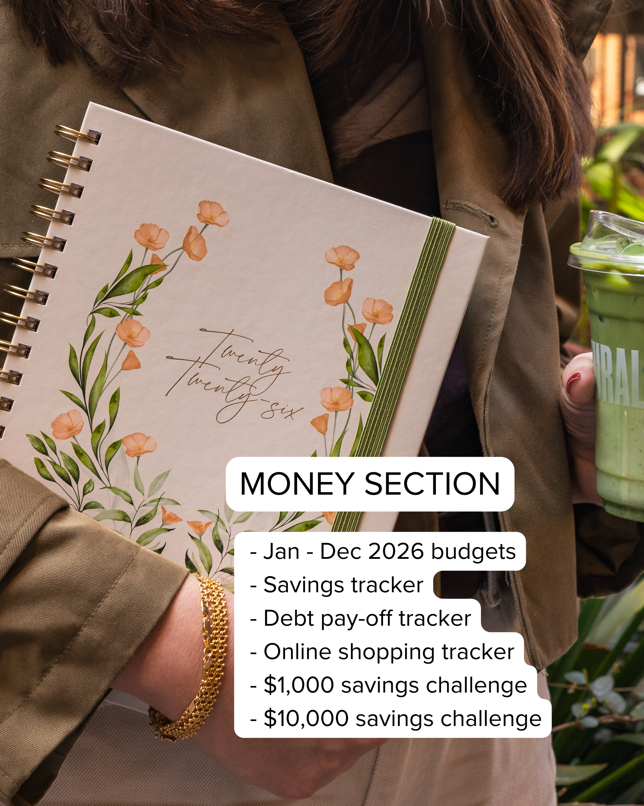 Smart Women Society - B5 Week-to-View - 2026 Calendar Year Diary/Planner - Black