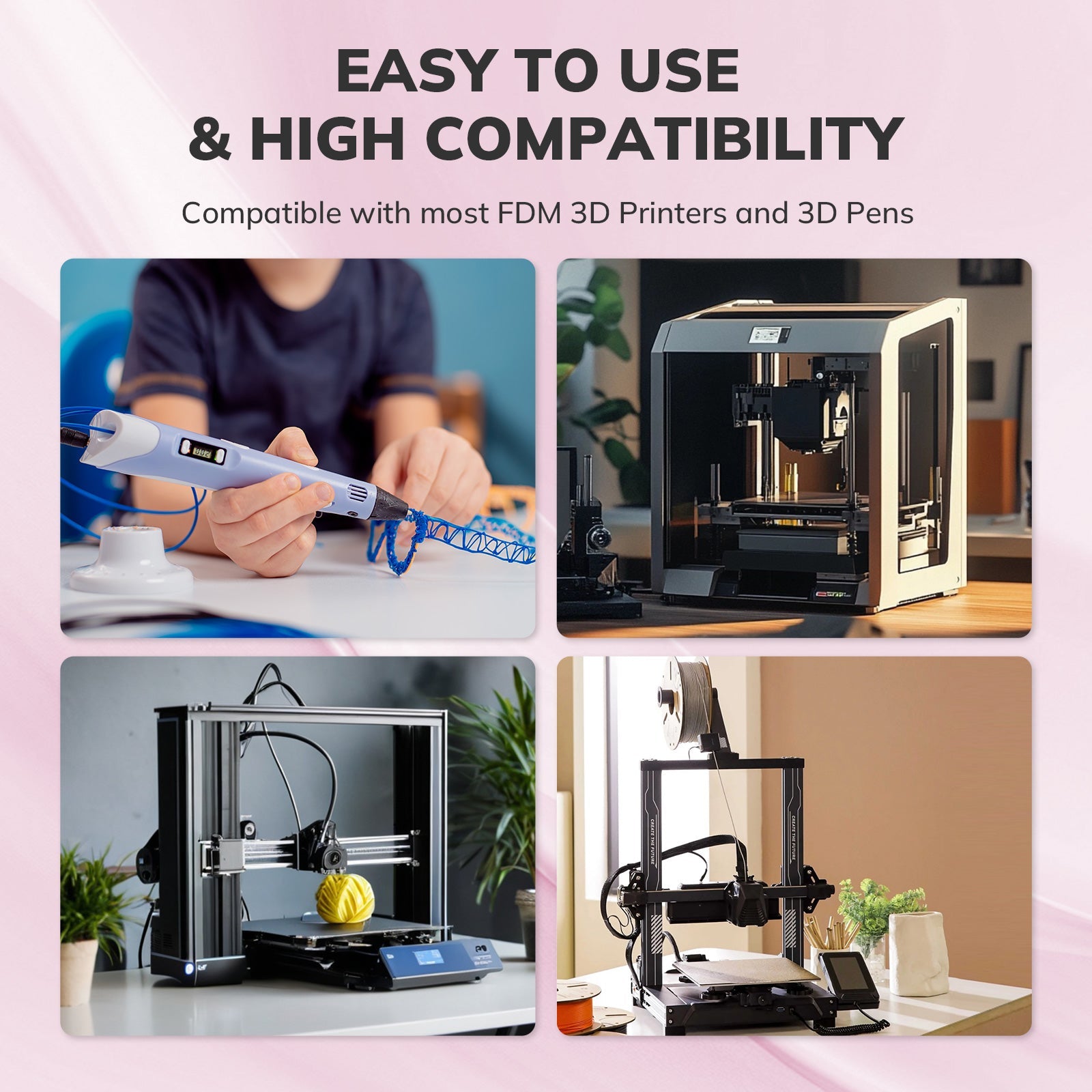 PLA Crystal-Transparent 1.75mm, 1KG/2.2LB