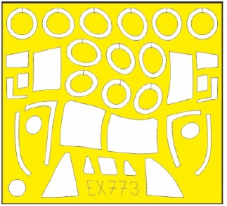 Eduard EX773 1/48 Mask Aircraft- MV22 for HBO