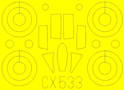 Eduard CX533 1/72 Mask Aircraft- MiG25RBT for ICM