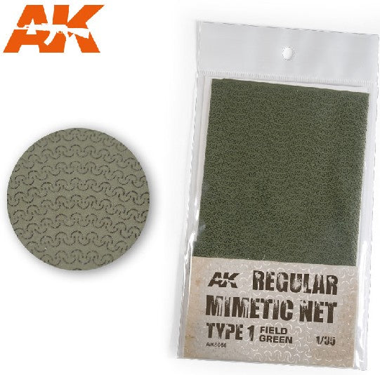AK Interactive 8066 Camouflage Net Type 1 Field Green