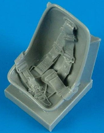 Quickboost 32133 1/32 Bf109E Seat w/Safety Belts