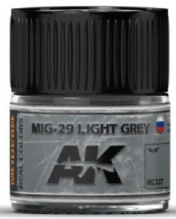 AK Interactive RC337 Real Colors: MiG29 Light Grey Acrylic Lacquer Paint 10ml Bottle