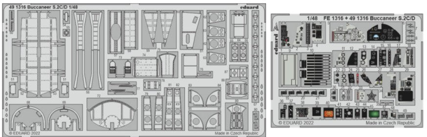 Eduard 491316 1/48 Aircraft- Buccaneer S2C/D for ARX (Painted)