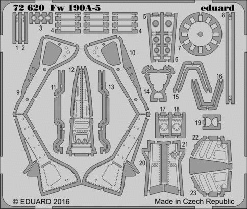 Eduard 72620 1/72 Aircraft- Fw190A5 for EDU