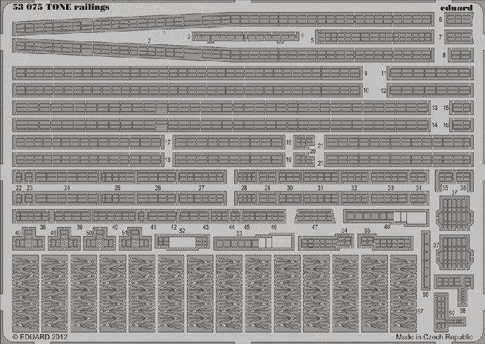 Eduard 53075 1/350 Ship- Tone Railings for TAM