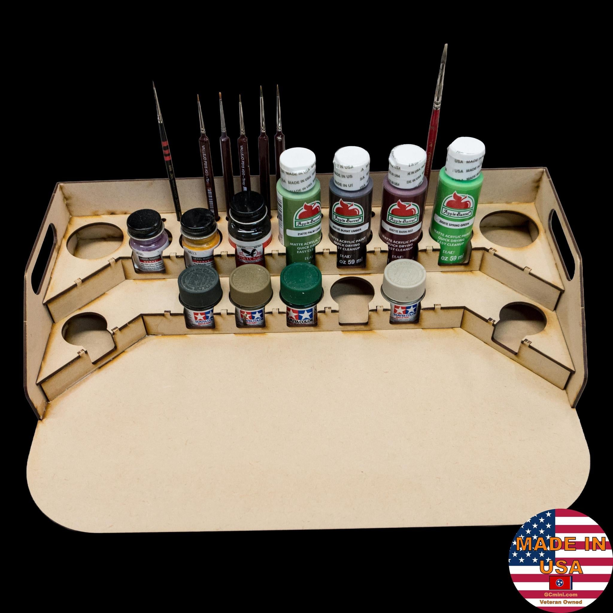 Painting Station - 36mm for Polly Scale, 10ml Tamiya and similar bottles