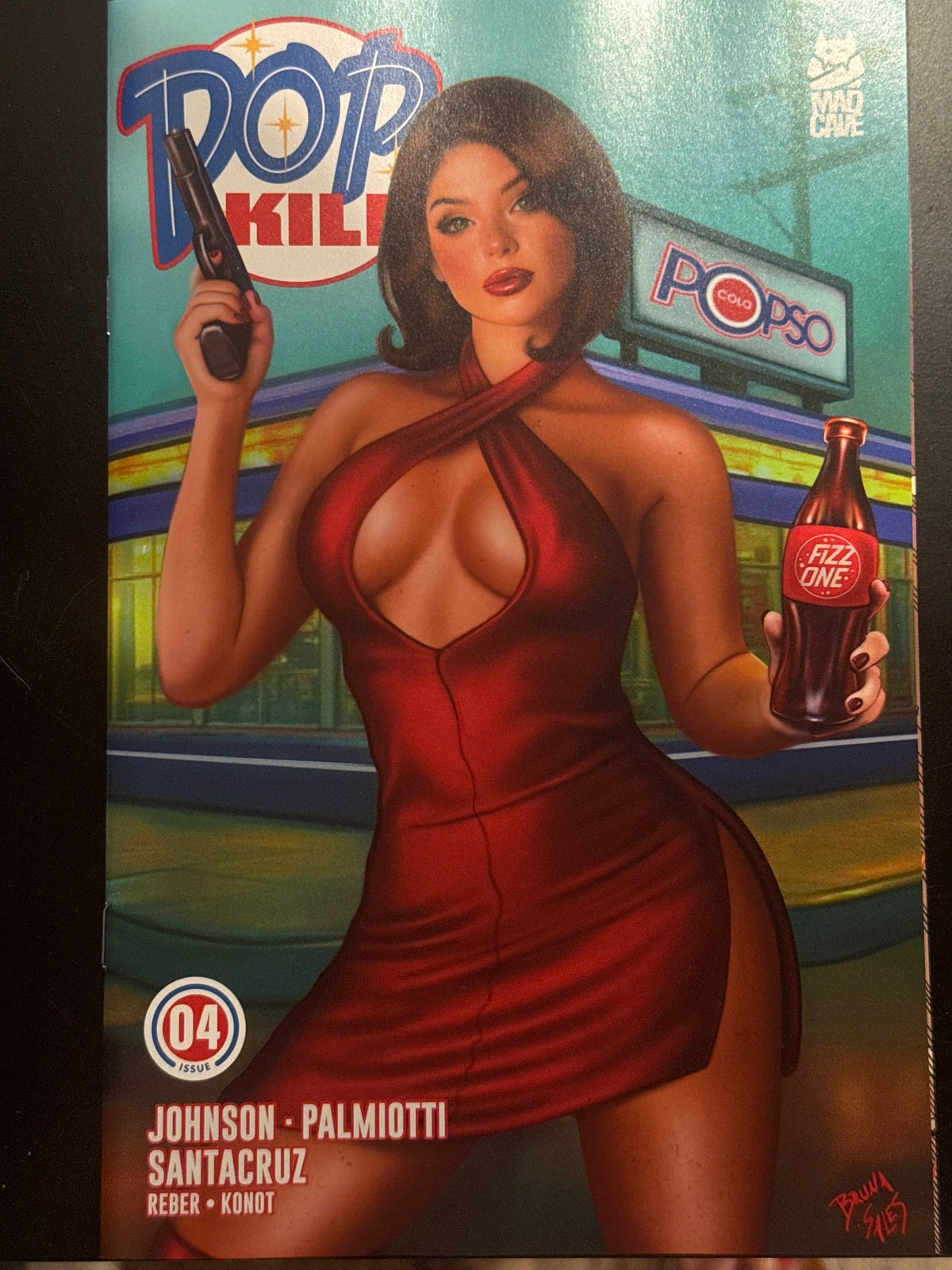 Pop Kill #4 BRUNA SALES HeroesCon Exclusive Trade Dress