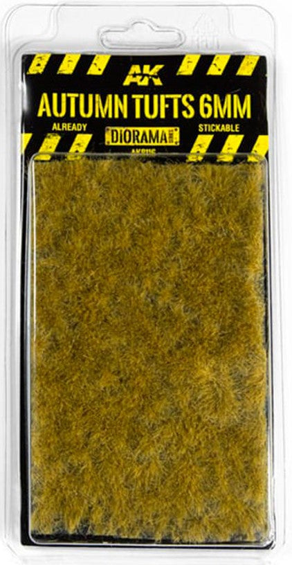 AK Interactive 8116 Diorama Series: Autumn Tufts 6mm (Self Adhesive)