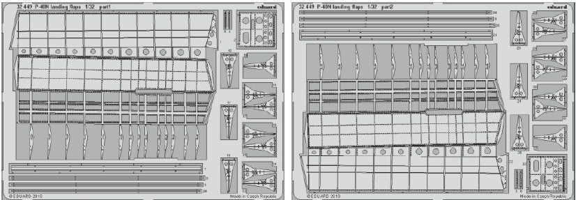 Eduard 32449 1/32 Aircraft- P40N Landing Flaps for TSM