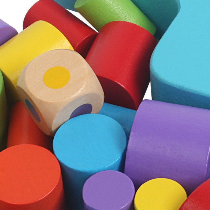 Wooden Moon Balance Toy – Fun Stacking Game for Kids and Families