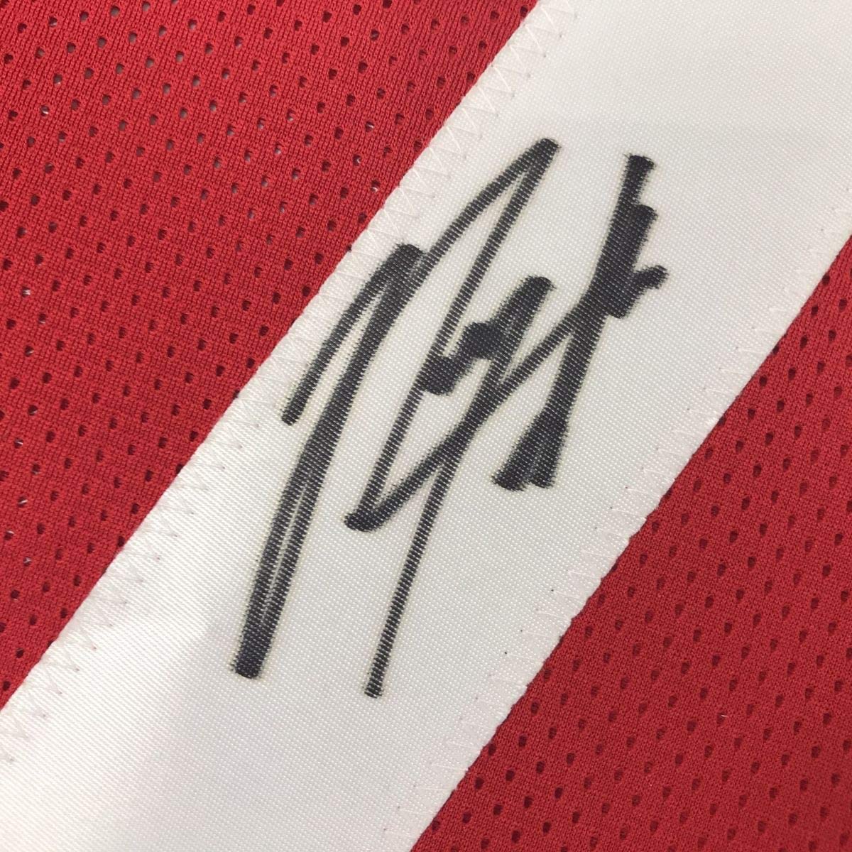 Autographed/Signed Rodney Hampton Georgia Red College Football Jersey PSA/DNA COA