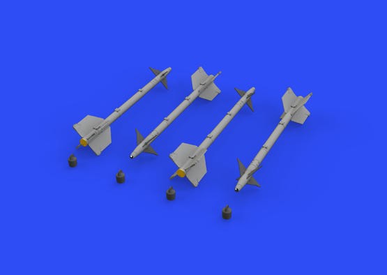 Eduard 632141 1/32 Aircraft- AIM9M/L Sidewinder (Photo-Etch & Resin)