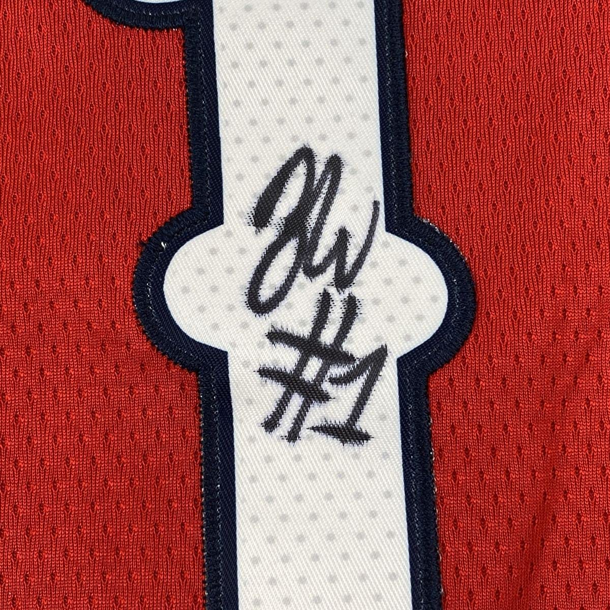 Autographed/Signed Zion Williamson New Orleans Red Basketball Jersey PSA/DNA COA