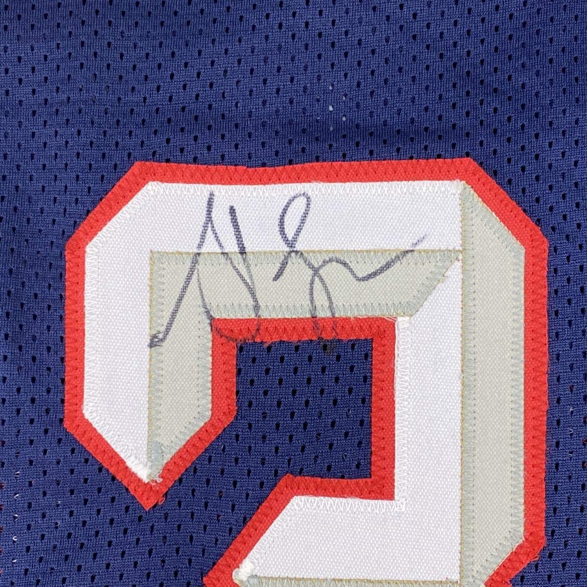 Autographed/Signed Steve Francis Houston Blue Basketball Jersey JSA COA